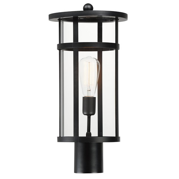 Maxim Lighting Clyde VX 1-Light VX Post Lantern 40620CLBK